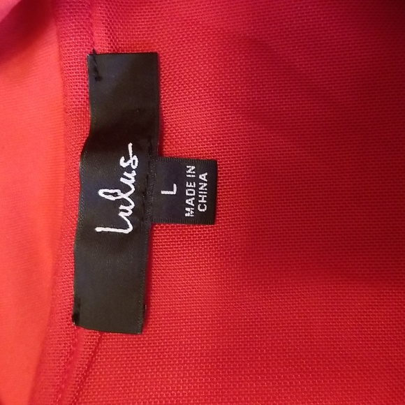 Lulus Womens Red Sleeveless Ruffle Neck Bodysuit Top - Picture 14 of 15